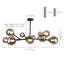 Lustre linéaire moderne spoutnik 15 lumières Burness-1326022946