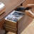 Retro design sense solid wood TV cabinet