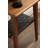 Rectangle Wood and Leather Side Table