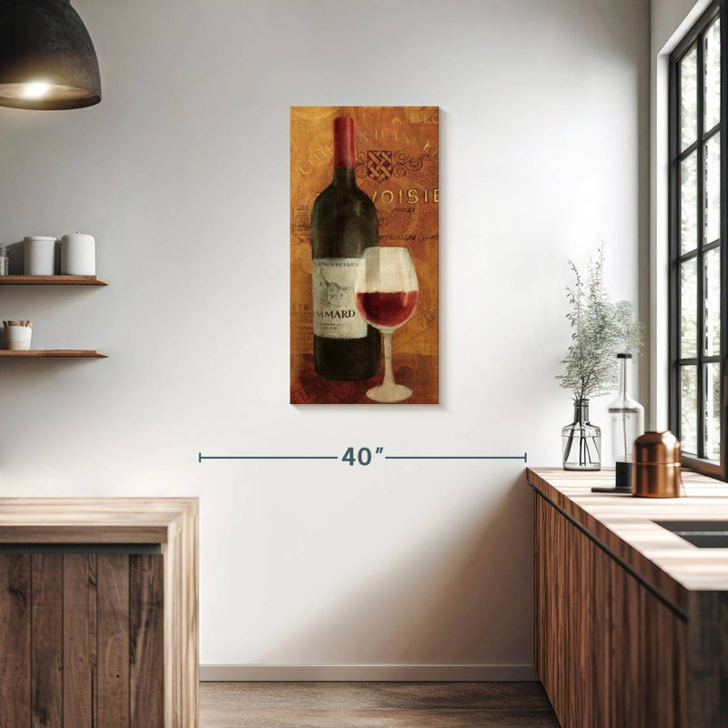 Panneau Vin Rouge, H 36 po x l 18 po