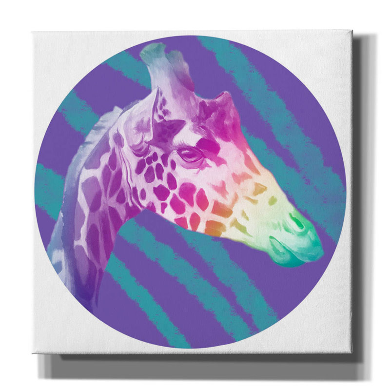 Epic Graffiti «Faded Giraffe» par Dawg Painter, «Epic Graffiti« Faded Giraffe »par Dawg Painter, art mural sur toile par Dawg Painter