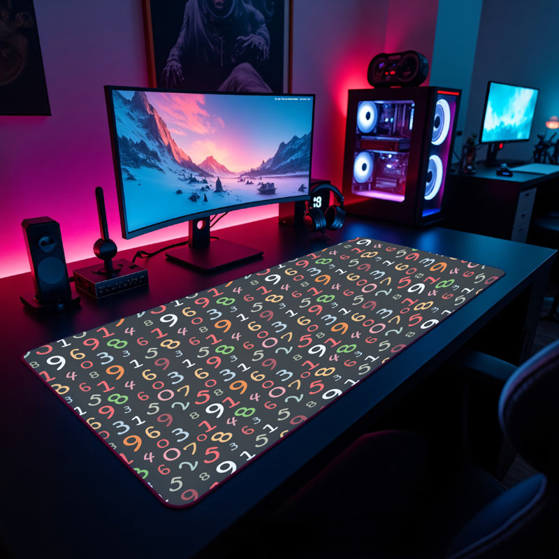 Polyester Desk Pad, 31.5x15.5