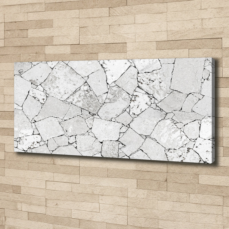A Stone Wall - Wrapped Canvas Print
