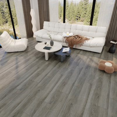 7.17 In. X 48 In. 12Mil 5Mm Waterproof SPC Rigid Core Luxury Vinyl Plank Flooring