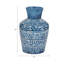 Vase en terre cuite fabriqué à la main avec col évasé et détails gravés - vasque artisanale décorative en céramique pour intérieurs modernes et d'inspiration mondiale-1011810299