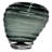 Hadeya Handmade Wavy Abstract Glass Table Vase