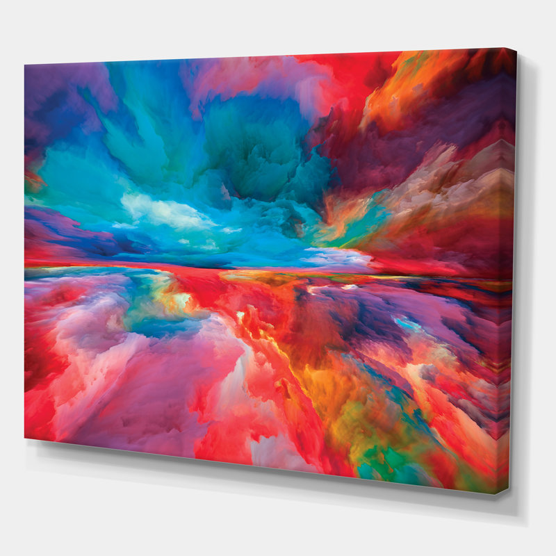 «Horizon», impression sur toile, H 40 po x l 30 po x P 1,5 po, Toile tendue