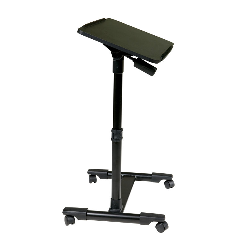 Chariot pour ordinateur portable réglable, Noir