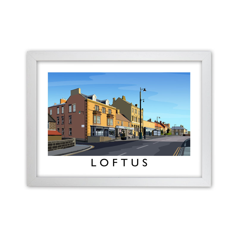 Loftus 3 1 Piece Wall Art, 34cm H x 46cm W x 3cm D, White Framed