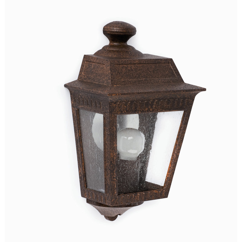 Montecello Brown Outdoor Wall Lantern