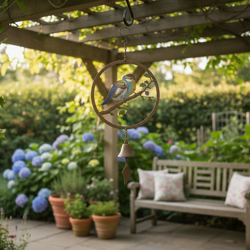 Metal Wind Bell Birds