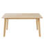 Ensemble de table de salle à manger rustique de style campagnard en bois, parfait pour la maison et les réceptions