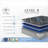 Mattresses, Restonic 14” Medium Hybrid Mattress with Individual Pocketed Coils, Queen | Foam | Grey+Blue-1256595680