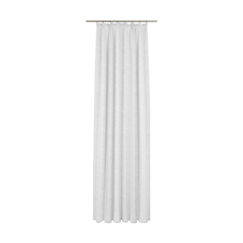 Siu Pencil Pleat Semi Sheer Curtain, 750 W x 225 D cm, Champagne