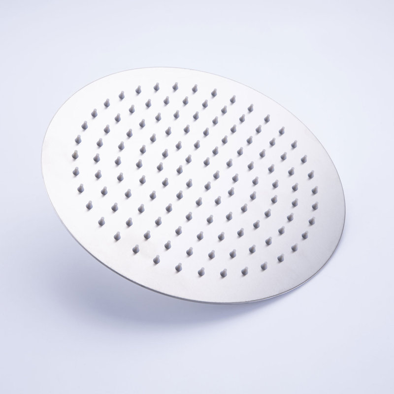 Pomme de douche fixe Rain, Nickel brossé