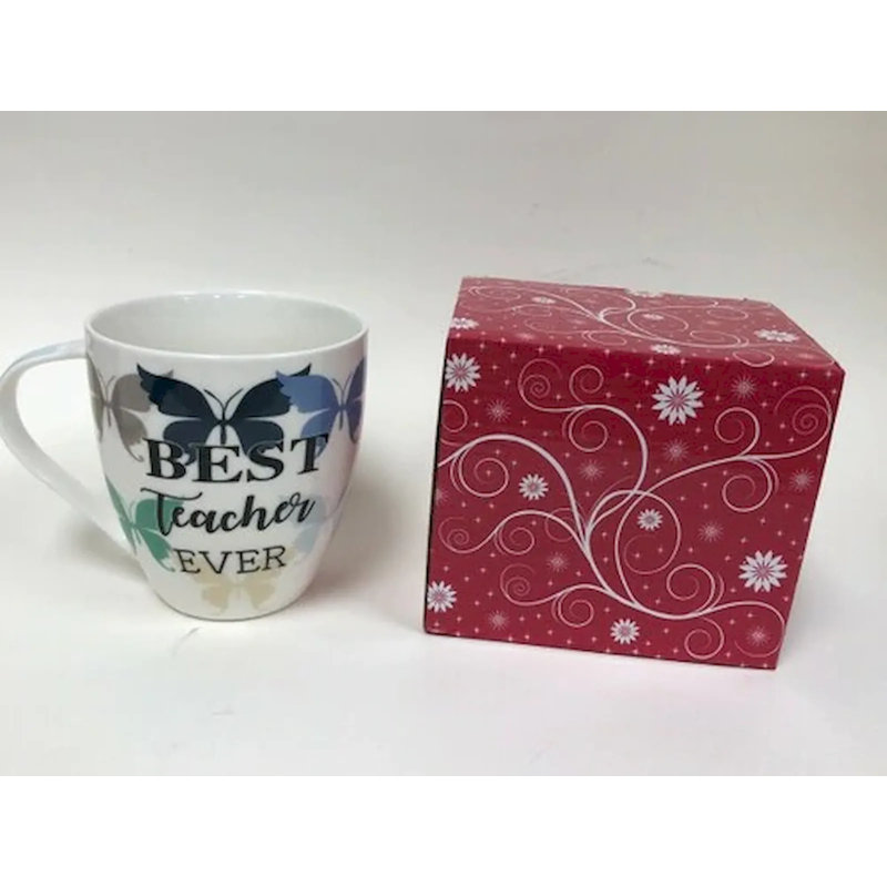 Deon Porcelain Coffee Mug, Best Teacher Ever