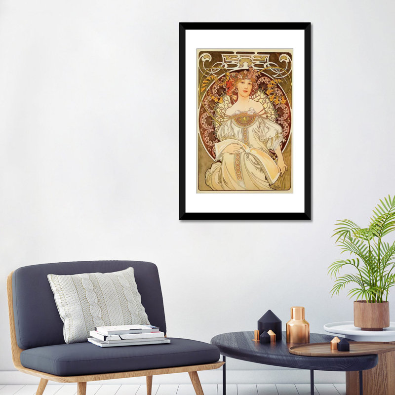 «Reverie, 1898», impression sur toile, H 18 po x l 12 po x P 1,5 po, Toile tendue, Pas de tapis