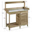 Garden Wood Potting Bench 100% Fir Wood-66346151