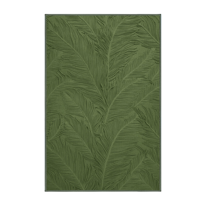 Washable Mizuna Vegetables Area Rug, Runner 2' x 5'
