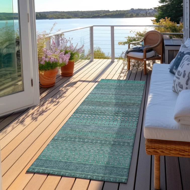 Lovell Washable Striped Indoor / Outdoor Rug