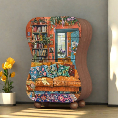 Modern Four Drawer Storage Accent Chest