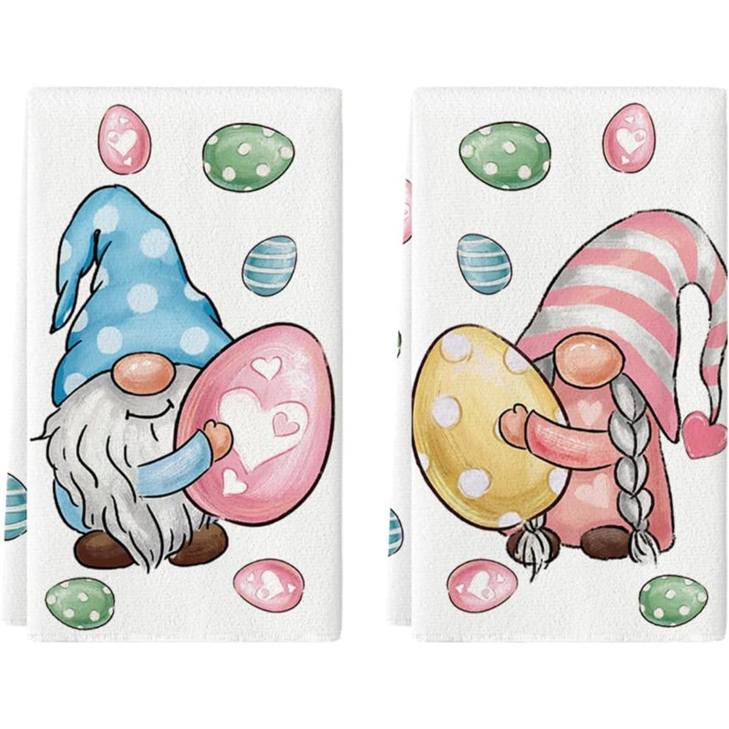 Ensemble de 2 essuie-tout Egg Gnome