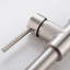 Robinet de cuisine avec douchette extractible en acier inoxydable nickel brossé
