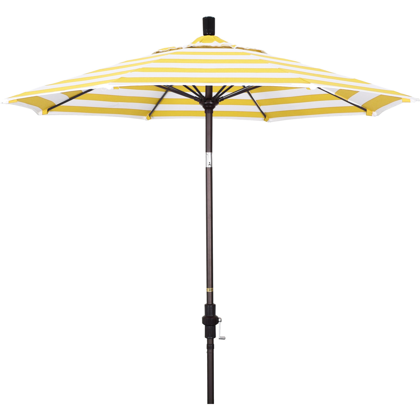 90'' Outdoor Umbrella, Sunbrella®, Black, Beige Sunbrella®