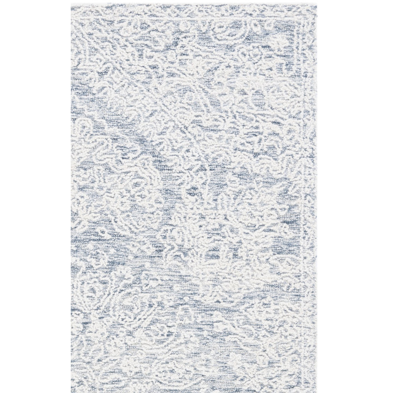 Pelopidas Hand Tufted Wool Pile Abstract Rug, Runner 2'3" x 9'