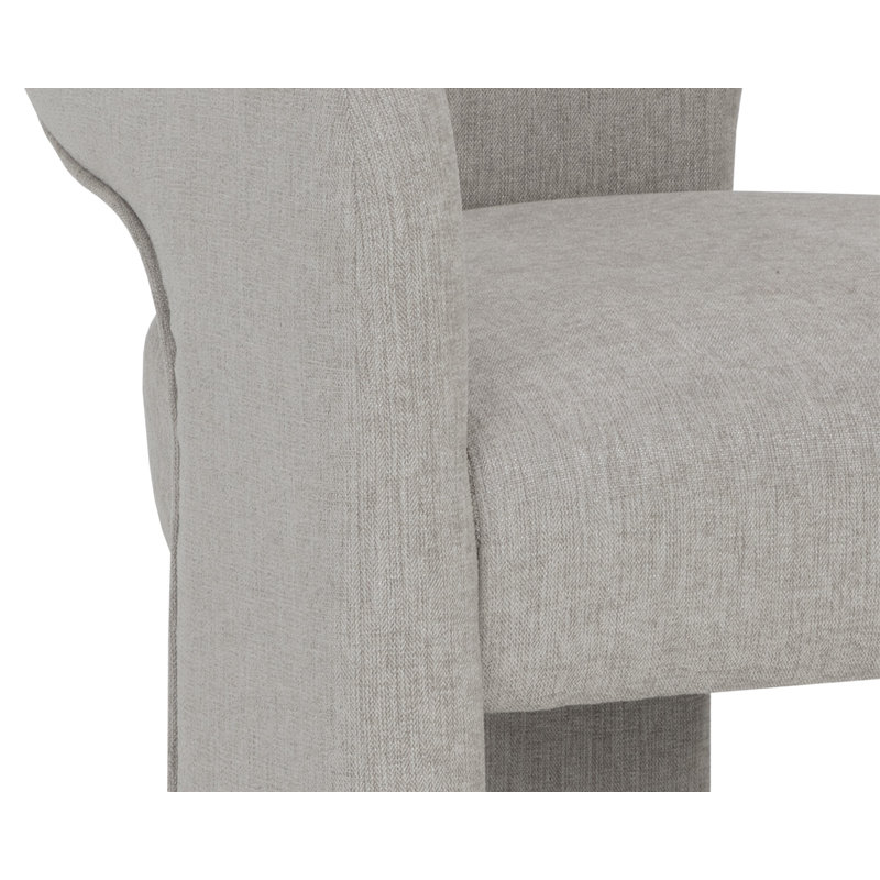 Isidore Upholstered Dining Chair, Ernst Sandstone