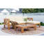 Ensemble de conversation modulaire avec canapé et coussins 5 pièces-1091880650