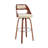 Leovanis Swivel Faux Leather Counter & Bar Stool with Wooden Legs and Metal Footrest-88783417-88686078-88686076