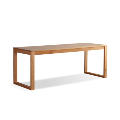 Cherry wood desk Writing desk Solid wood double study desk with Drawers