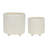 S/2 6/8" TEXTURED PLANTERS-610032953