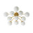 Honniball Frosted Glass Globe Sputnik Semi-flush Mount-1230818863-1232926380