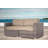 Arreola Fully Assembled 66" Wide Outdoor Wicker Loveseat with Cushions-71107605-92465188