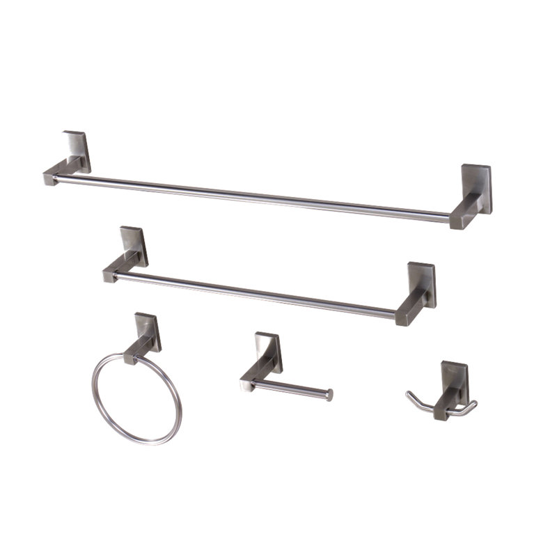 Kingston Brass Continental 5-Piece Bathroom Hardware Set, Polished Chrome