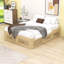 Lit plateforme en bois avec 6 tiroirs de rangement-1258302594-1258302602