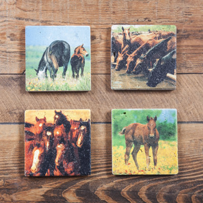 Stoneware Square 1 Piece Coaster