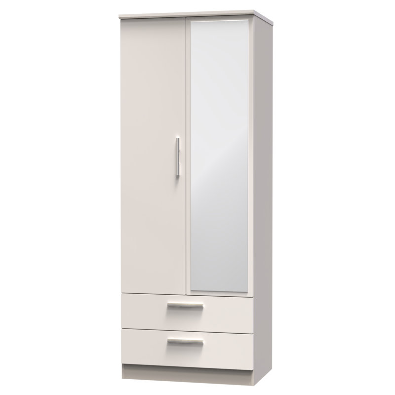 Borgeson Manufactured Wood Wardrobe, Kashmir Gloss/Kashmir