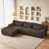 Tissu brun