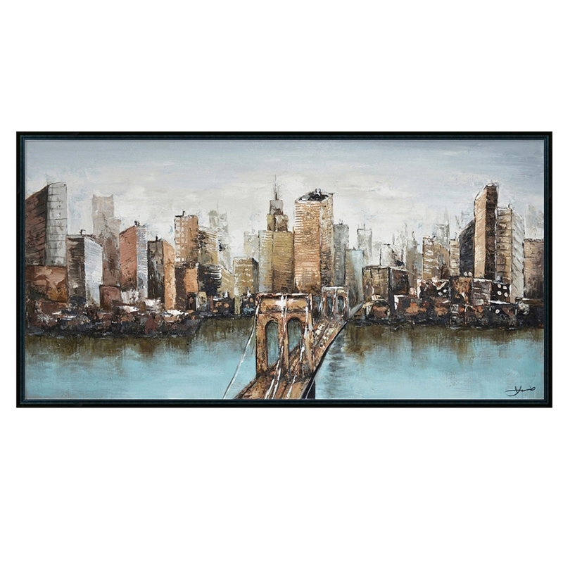 « new york cityscape »-« floater », reproduction d’art sur toile