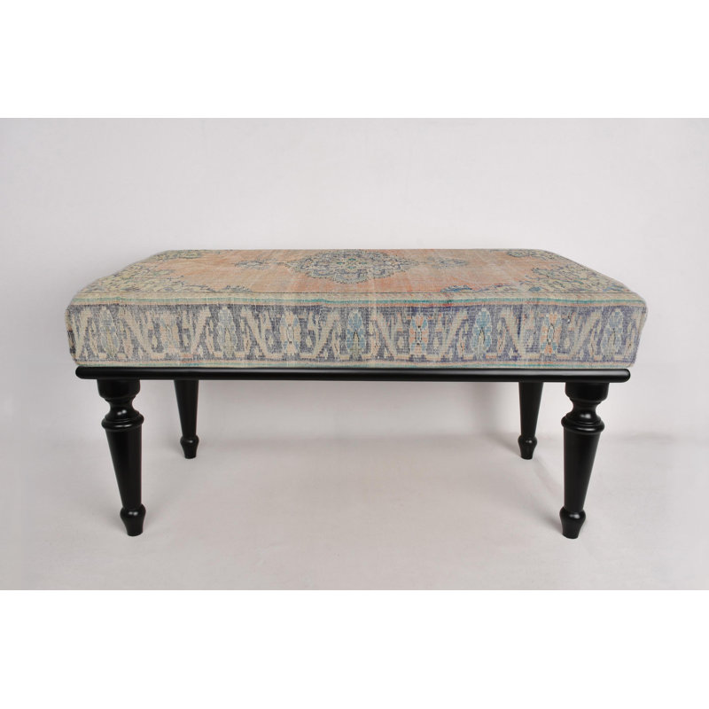 Mudroom banc, banc de piano, banc de repose-pieds, banc rembourré, banc de tapis turc, banc Kilim, banc de décoration intérieure, banc fait à la main