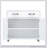 Two door Side Table-White