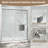 49-54 in. W x 72 in. H Double Sliding Framed Shower Door in Brushed Nickel with Clear Tempered Glass-122113860