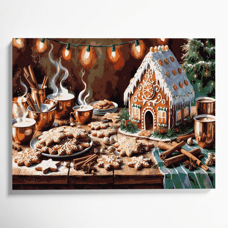Art mural sur toile de Noël, H 20 po x l 30 po