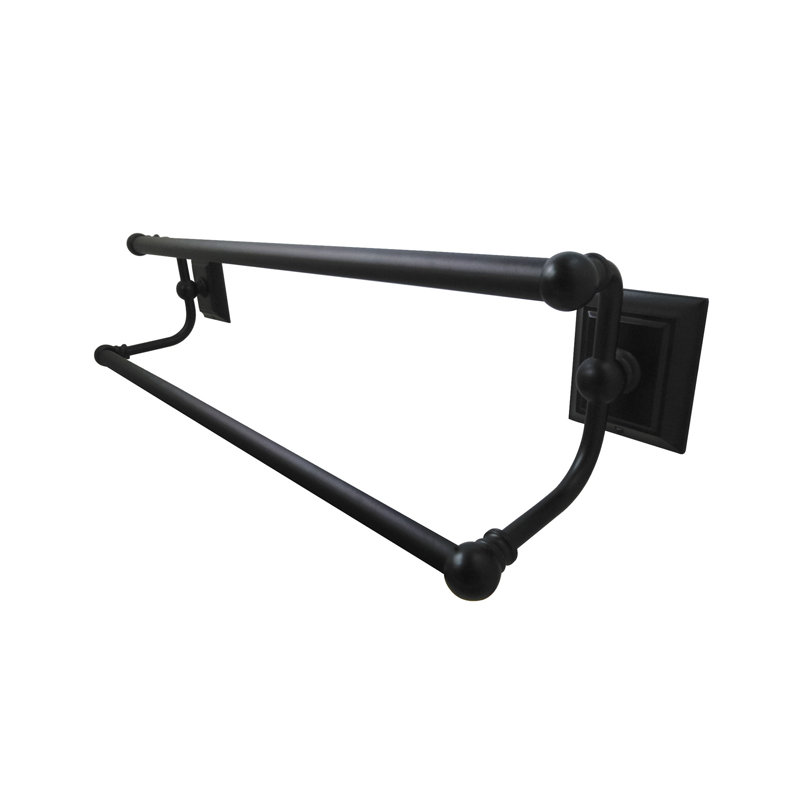 Kingston Brass Millennium 24-Inch Dual Towel Bar, Oil Rubbed Bronze