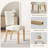 Alesana 18.9" W Linen Blend Upholstered Solid Wood Dining Chairs (Set of 4)-621024821-621024827