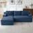 Tissu bleu est en rupture de stock