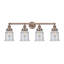 Éclairage pour meuble-lavabo de salle de bain 4 lumières Cailen de la collection Edison-71799909-96057315